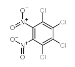 1,2,3,4-tetrachloro-5,6-dinitrobenzene structure