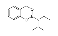 N,N-Diisopropyl-4H-benzo[d][1,3,2]dioxaborinin-2-amine结构式