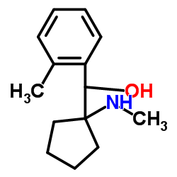 Benzyl alcohol, o-methyl-alpha-[1-(methylamino)cyclopentyl]- (8CI) Structure