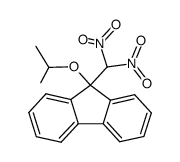 9-(dinitromethyl)-9-isopropoxy-9H-fluorene结构式