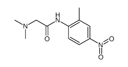 2-(dimethylamino)-N-(2-methyl-4-nitrophenyl)acetamide结构式