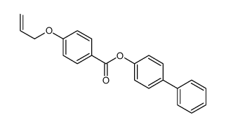 (4-phenylphenyl) 4-prop-2-enoxybenzoate结构式