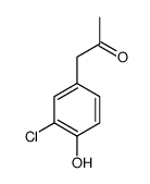 1-(3-chloro-4-hydroxyphenyl)propan-2-one结构式