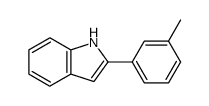 2-(3-METHYLPHENYL)-1H-INDOLE结构式