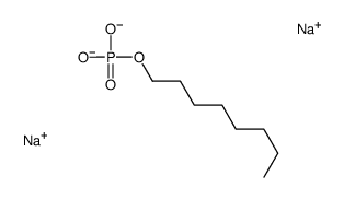 Phosphoric acid, octyl ester, sodium salt结构式