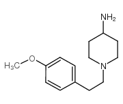 4-氨基-1-(4-甲氧基苯乙基)哌啶结构式