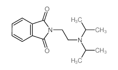 2-[2-(dipropan-2-ylamino)ethyl]isoindole-1,3-dione结构式
