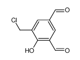 5-chloromethyl-4-hydroxy-isophthalaldehyde结构式