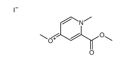 methyl 4-methoxy-1-methylpyridin-1-ium-2-carboxylate,iodide结构式