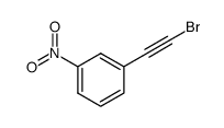 1-bromo-2-(3-nitrophenyl)acetylene structure