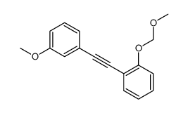 1-(methoxymethoxy)-2-[(3-methoxyphenyl)ethynyl]benzene Structure