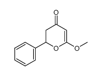 6-methoxy-2-phenyl-2,3-dihydropyran-4-onen Structure