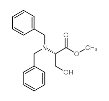 n,n-dibenzyl-l-serine methyl ester structure