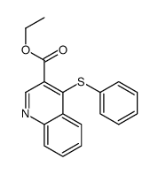ethyl 4-phenylsulfanylquinoline-3-carboxylate Structure