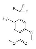 Methyl 5-amino-2-methoxy-4-(trifluoromethyl)benzoate Structure