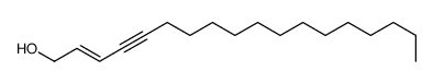 octadec-2-en-4-yn-1-ol Structure