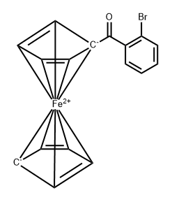 Ferrocene, (2-bromobenzoyl)- Structure