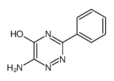 6-amino-3-phenyl-2H-1,2,4-triazin-5-one结构式