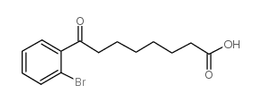 8-(2-bromophenyl)-8-oxooctanoic acid结构式