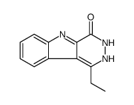 1-ethyl-2,3-dihydropyridazino[4,5-b]indol-4-one结构式