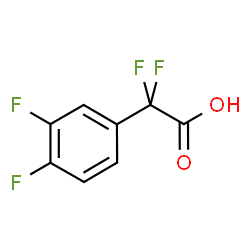 2-(3,4-Difluorophenyl)-2,2-difluoroacetic Acid Structure