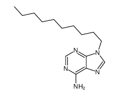 9-decylpurin-6-amine结构式
