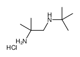 N1-(1,1-二甲基乙基)-2-甲基-1,2-丙烷二胺盐酸盐结构式