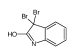 3,3-dibromo-1H-indol-2-one结构式