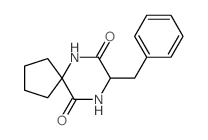 6,9-Diazaspiro[4.5]decane-7,10-dione,8-(phenylmethyl)-结构式