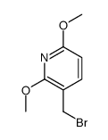 3-(Bromomethyl)-2,6-dimethoxypyridine Structure