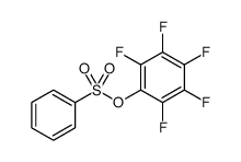 Phenol, 2,3,4,5,6-pentafluoro-, 1-benzenesulfonate Structure
