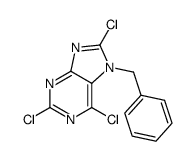 7-benzyl-2,6,8-trichloropurine结构式