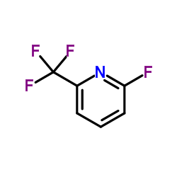 2-氟-6-三氟甲基吡啶结构式