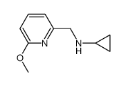 cyclopropyl-(6-methoxy-pyridin-2-ylmethyl)-amine结构式