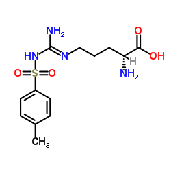Nomega-(4-甲苯磺酰基)-D-精氨酸结构式