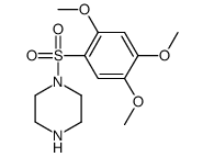 1-(2,4,5-trimethoxyphenyl)sulfonylpiperazine Structure