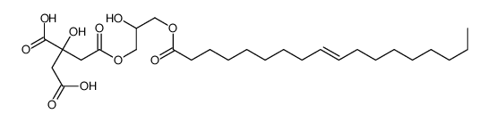[2-hydroxy-3-[(1-oxo-9-octadecenyl)oxy]propyl]dihydrogen citrate Structure