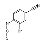 3-溴-4-异硫氰酸基苯腈结构式