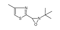 2-tert-butyl-3-(4-methylthiazol-2-yl)oxaziridine结构式