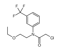 2-chloro-N-(2-ethoxyethyl)-N-[3-(trifluoromethyl)phenyl]acetamide结构式