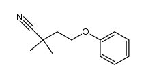2,2-dimethyl-4-phenoxy-butyronitrile Structure