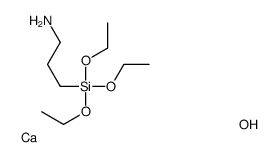 calcium,dihydroxy(oxo)silane,3-triethoxysilylpropan-1-amine Structure