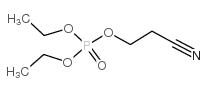 二乙基(2-氰乙基)膦酸酯结构式