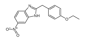2-[(4-ethoxyphenyl)methyl]-6-nitro-1H-benzimidazole Structure