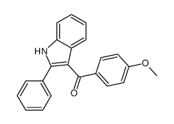 (4-METHOXYPHENYL)(2-PHENYL-1H-INDOL-3-YL)METHANONE结构式