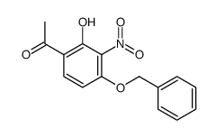 1-(4-(苄氧基)-2-羟基-3-硝基苯基)乙酮结构式