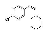 1-chloro-4-(2-cyclohexylethenyl)benzene结构式