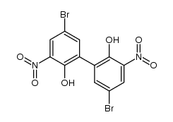 5,5'-Dibromo-2,2'-dihydroxy-3,3'-dinitrodiphenyl结构式