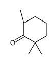 (6S)-2,2,6-trimethylcyclohexan-1-one结构式