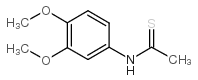 N-(3,4-二甲氧基苯基)硫代乙酰胺结构式